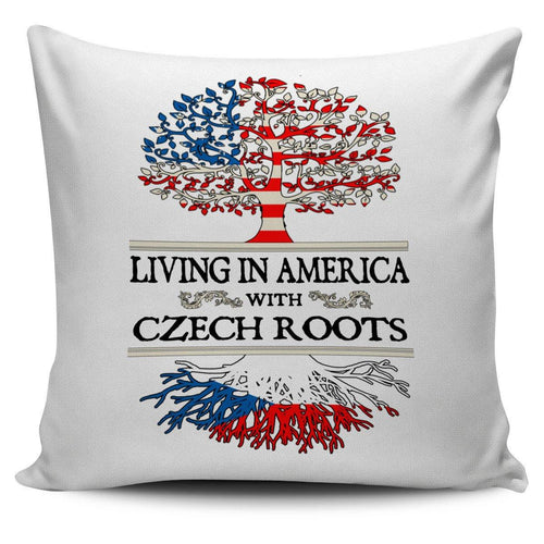 Living in America With Czech Roots Pillow Covers - Geardurr