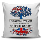 Living in Australia With British Roots Pillow