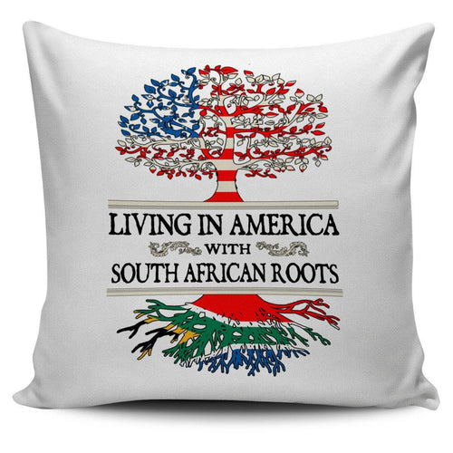 Living in America With South African Roots Pillow