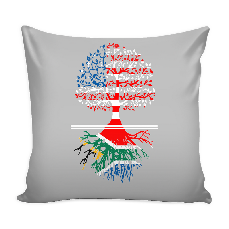 American Grown With South African Roots Pillow Cover - Geardurr
