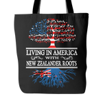 American With New Zealander Roots Tote Bag - Geardurr