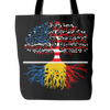 American Grown With Romanian Roots Tote Bag - Geardurr