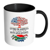 Living in America With South African Roots Accent mugs ! - Geardurr