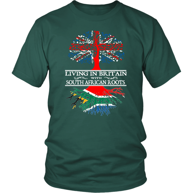 Living in Britain With South African Roots Shirt - Geardurr