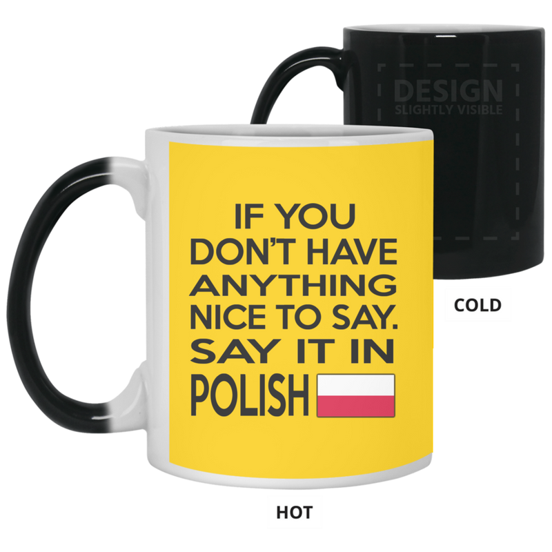 Say It in Polish Mugs - Geardurr