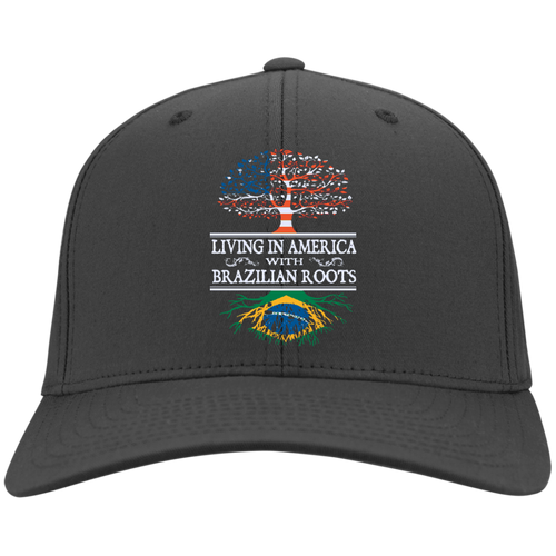 Living in America With Brazilian Roots Twill Hat - Geardurr