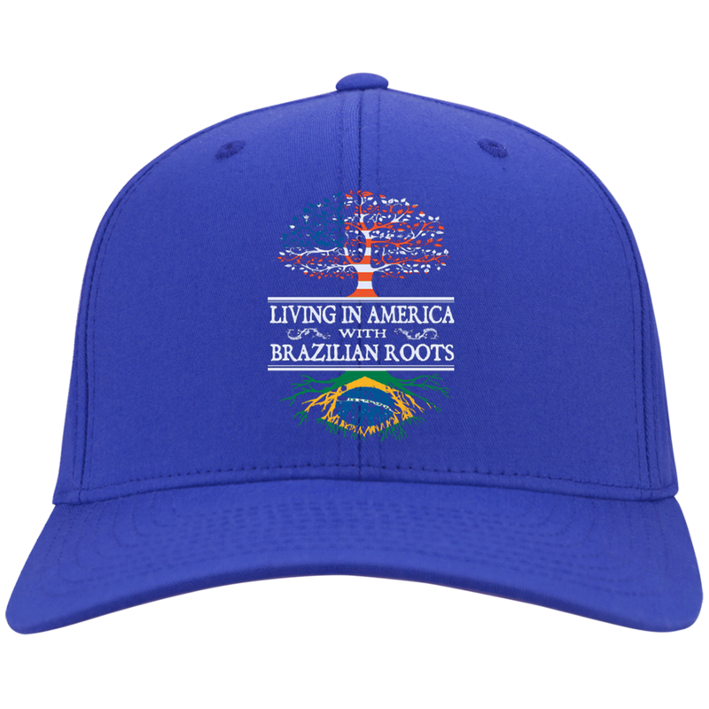 Living in America With Brazilian Roots Twill Hat - Geardurr