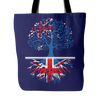 Australian With British Roots Tote Bag - Geardurr