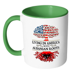 Living in America With Albanian Roots Accent Mugs ! - Geardurr