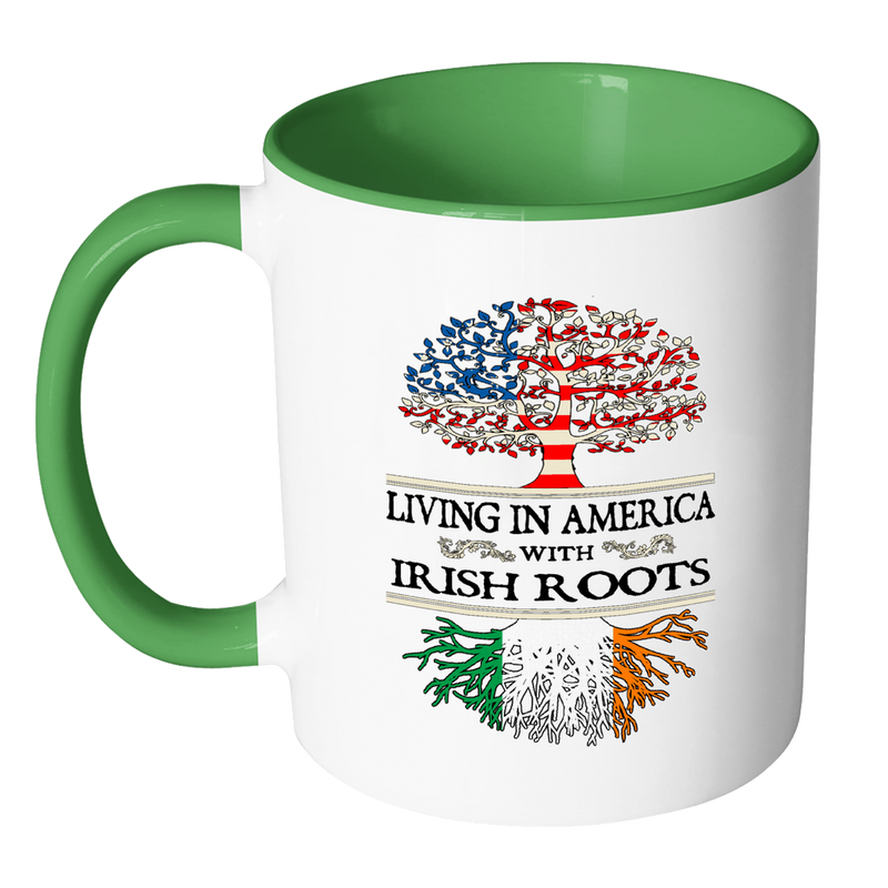 Living in America With Irish Roots Accent Mugs ! - Geardurr