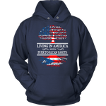 Living In America With Puerto Rican Roots T Shirt ! - Geardurr