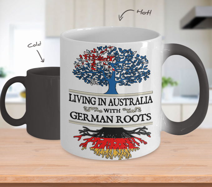 Color Changing Mug-Living in Australia With German Roots ! - Geardurr