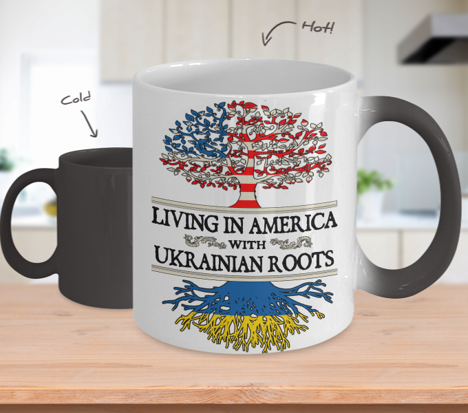 American Ukrainian Color changing Mug ! - Geardurr