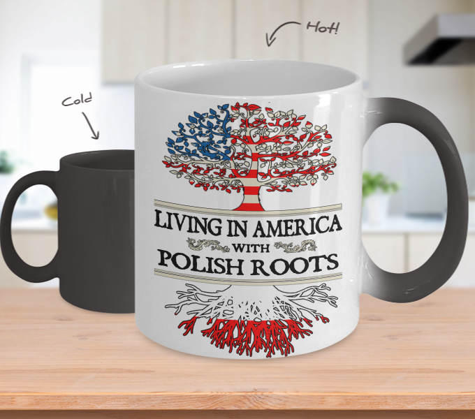Polish American Color Changing Mug