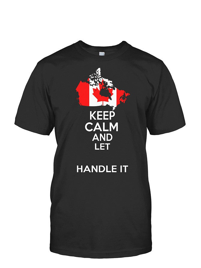 [Personalized] Canadian Keep Calm Shirt