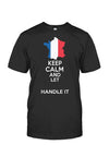 [Personalized] French Keep Calm Shirt