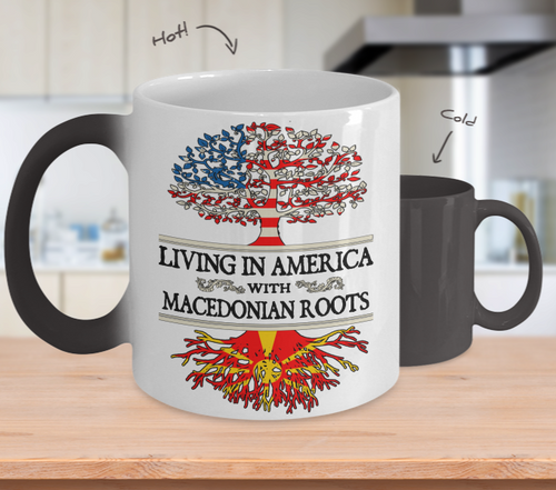 Color Changing Mug Living in America With Macedonian Roots - Geardurr