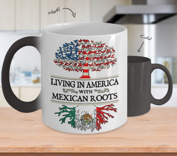 MExican American Color Changing Mug