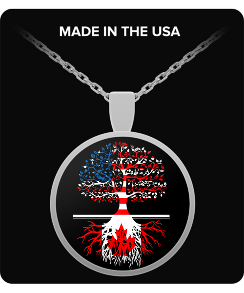 American Round Necklace Canadian Roots -Special Edition (SILVER) - Geardurr
