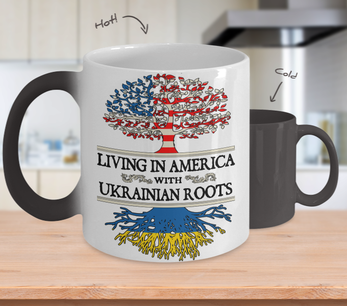 American Ukrainian Color changing Mug ! - Geardurr