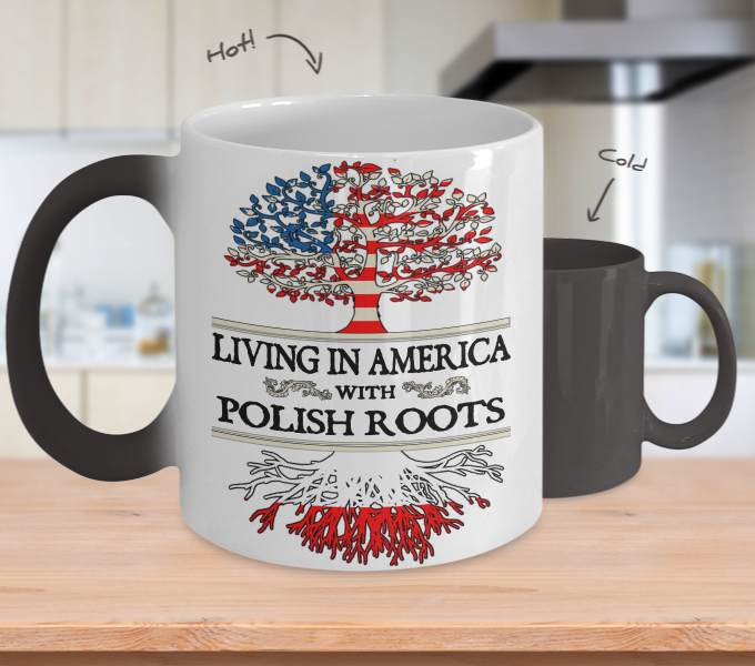 Polish American Color Changing Mug