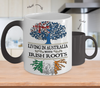 Living in Australia With Irish Roots- Color Changing Mug
