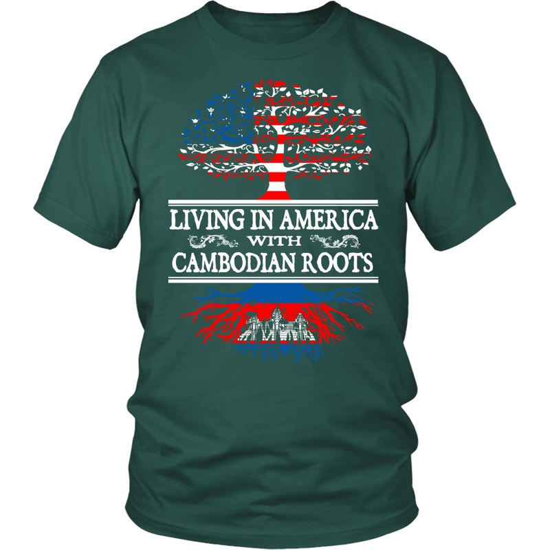 Living in America With Cambodian Roots Tees ! - Geardurr