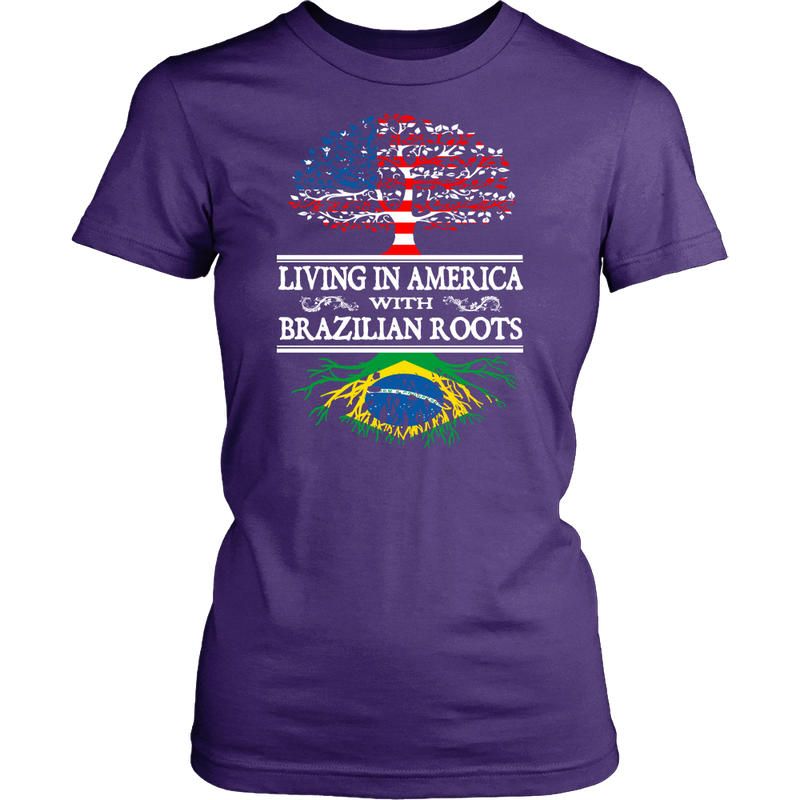 Living in America With Brazilian Roots Tees ! - Geardurr