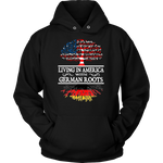 Living in America With German Roots Tees ! - Geardurr