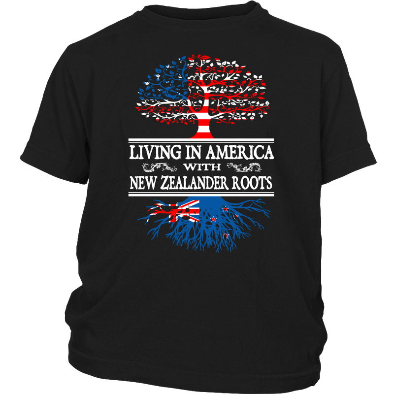 Living in America With New Zealander Roots Tees !
