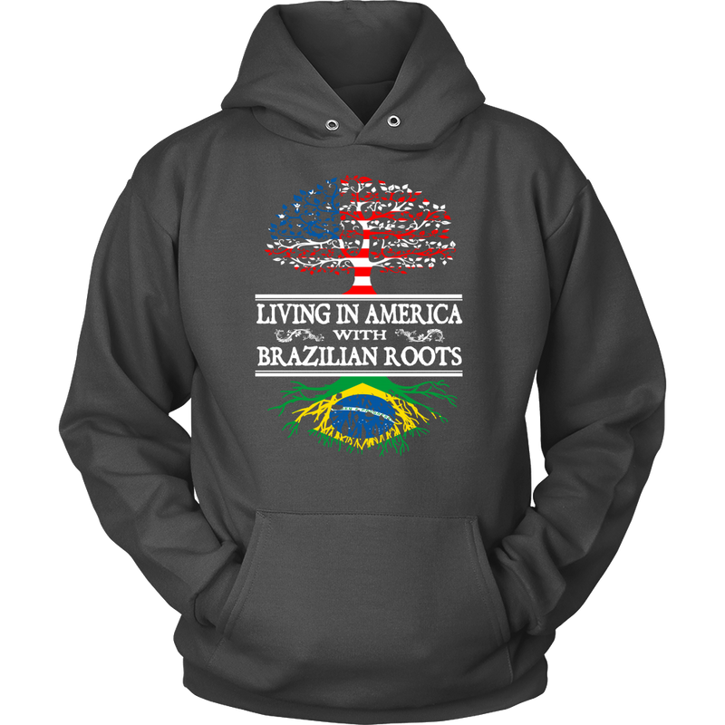 Living in America With Brazilian Roots Tees ! - Geardurr