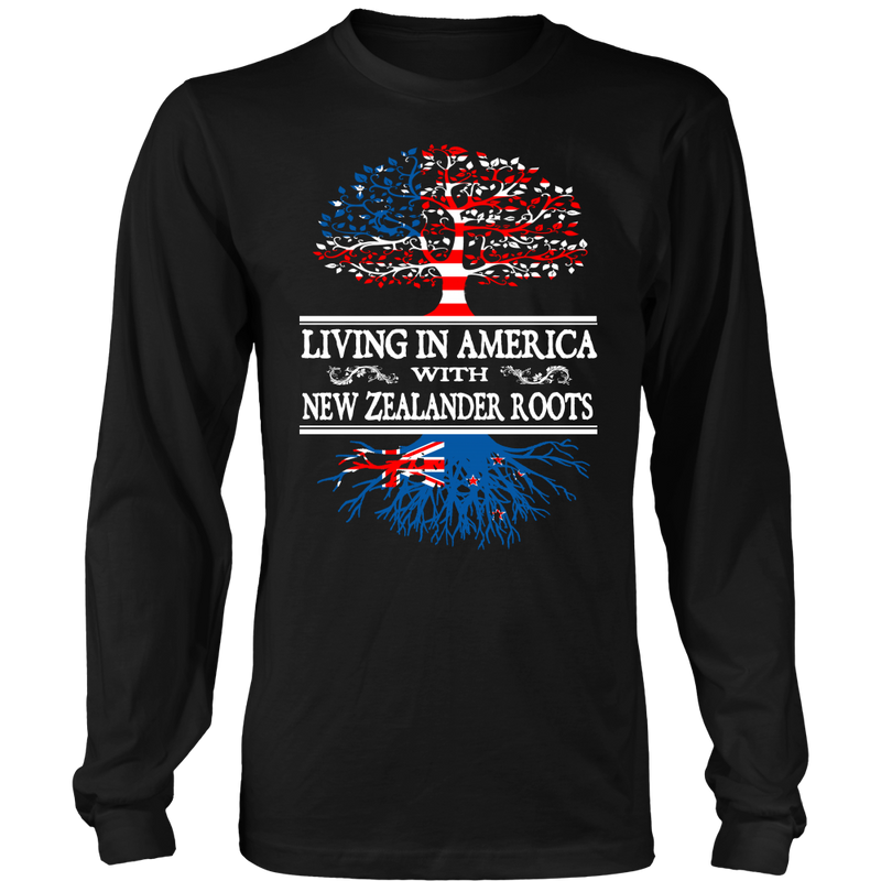 Living in America With New Zealander Roots Tees !