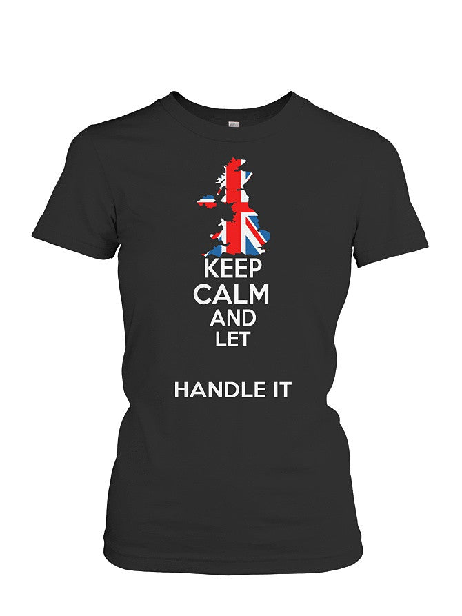 [Personalized] British Keep Calm Shirt