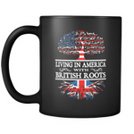 American Grown With British Roots Mug - Geardurr