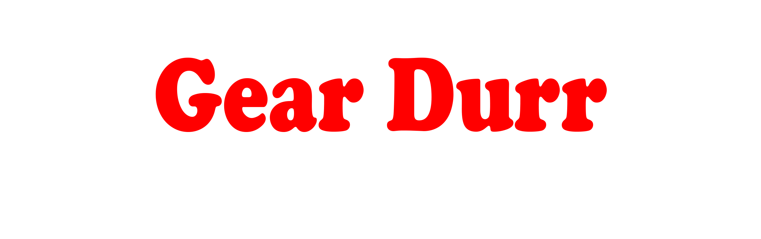 Gear Durr